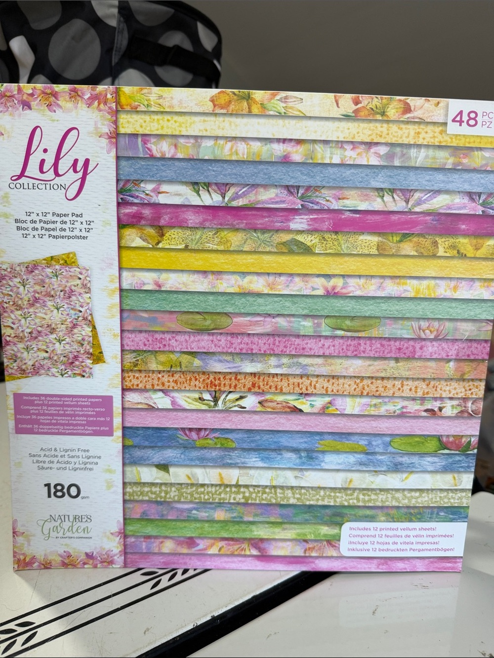 Crafters Companion Lily Collection Paper Pad